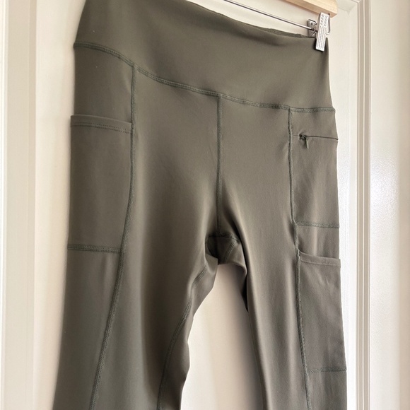 Polly Park FlexFit Lifting Workout Packet Legging Green Size M NWT - Picture 3 of 13